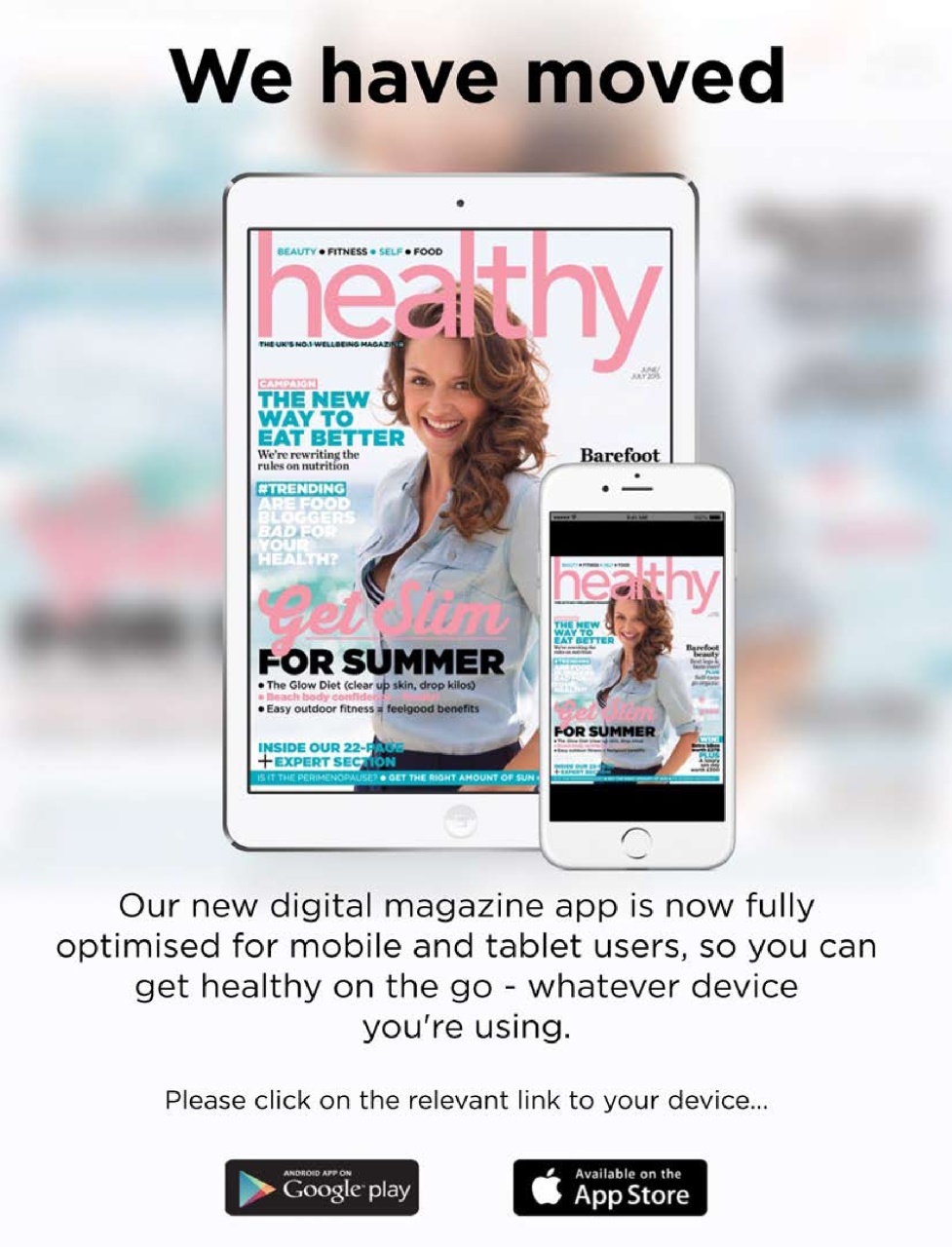 Healthy Magazine Preview Pages
