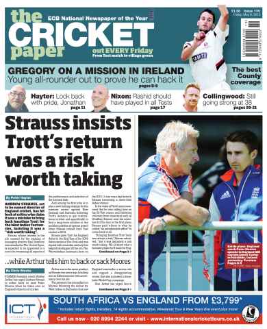 The Cricket Paper issue 8th May 2015
