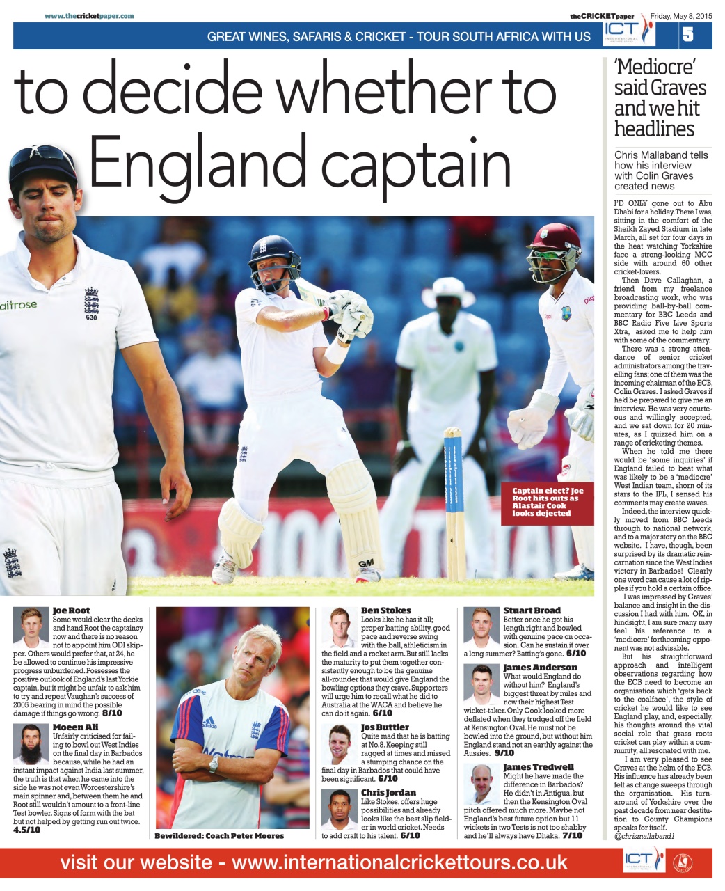 The Cricket Paper Preview Pages