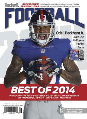 Beckett Football Magazine issue  June 2015