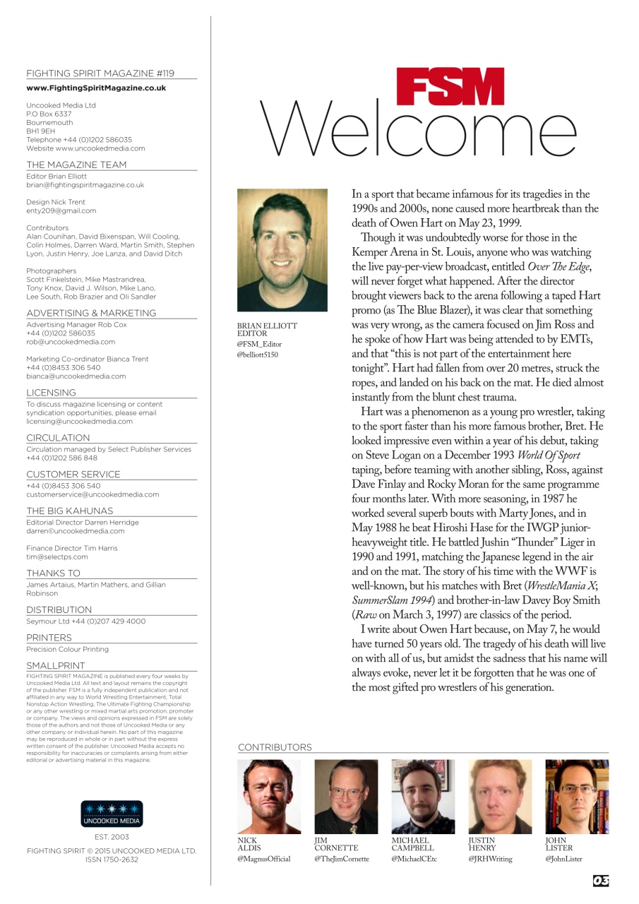 Wrestletalk Magazine Preview Pages