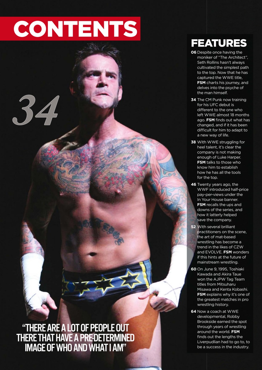 Wrestletalk Magazine Preview Pages
