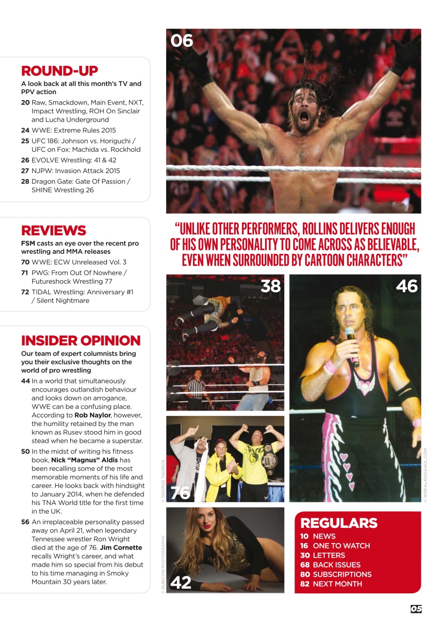 Wrestletalk Magazine Preview Pages