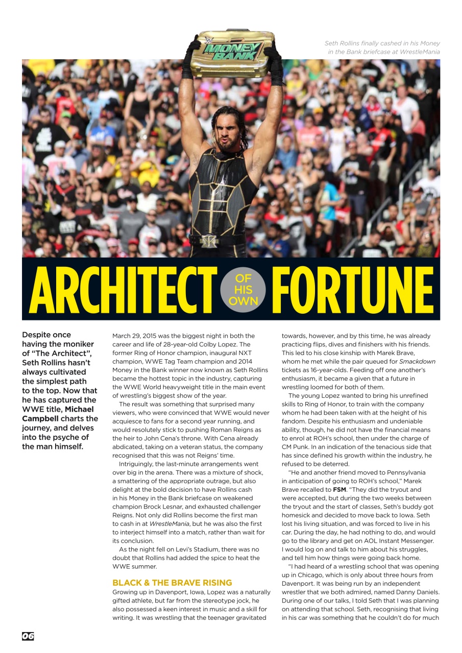 Wrestletalk Magazine Preview Pages