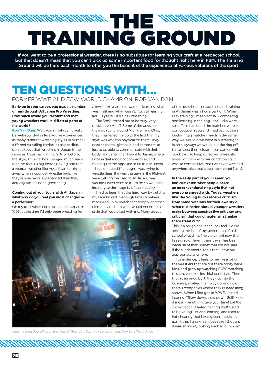 Wrestletalk Magazine Preview Pages