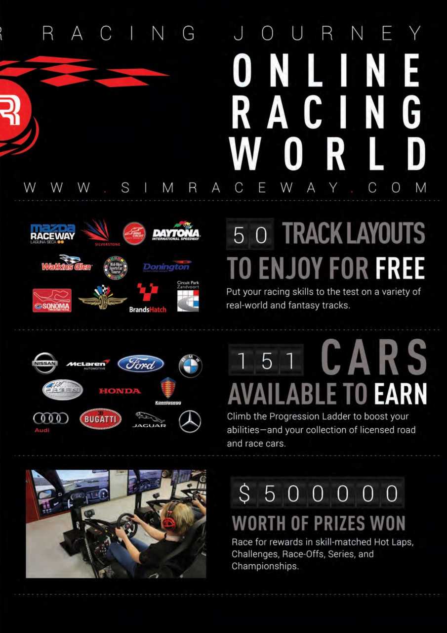 Sim Racer Preview Pages