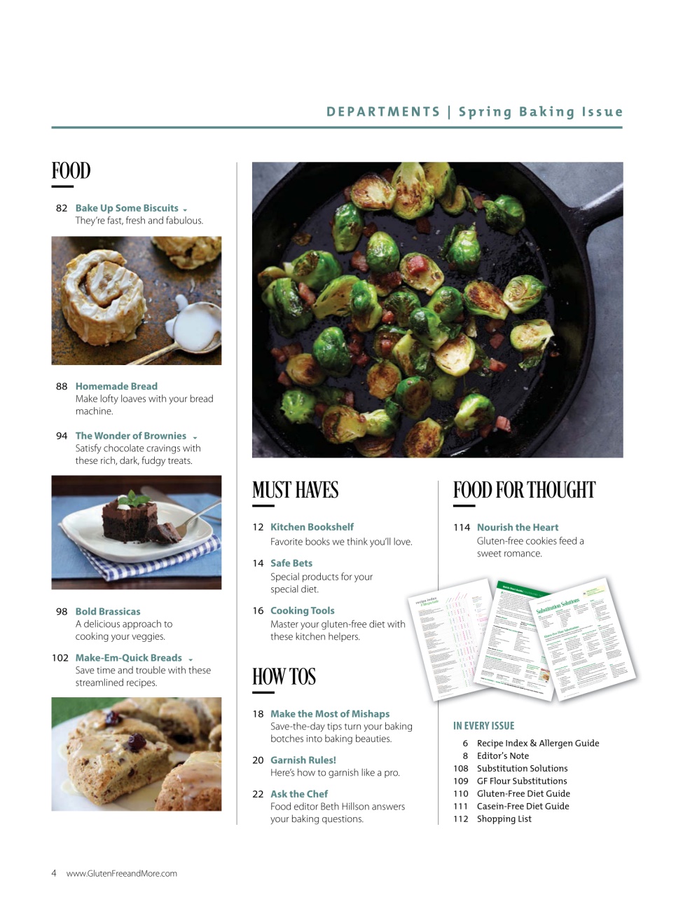 Gluten Free & More Preview Pages