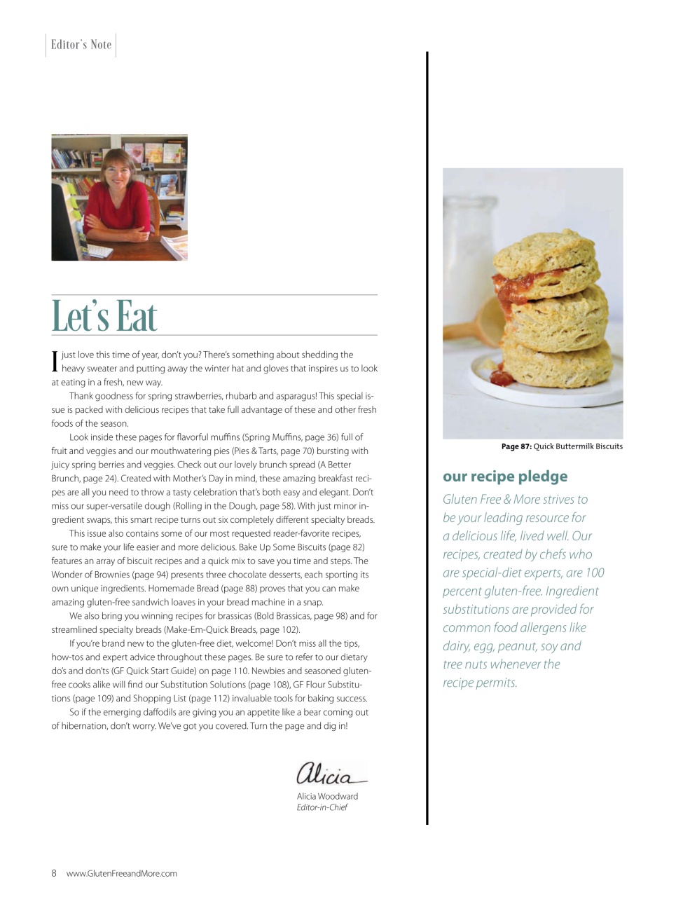 Gluten Free & More Preview Pages