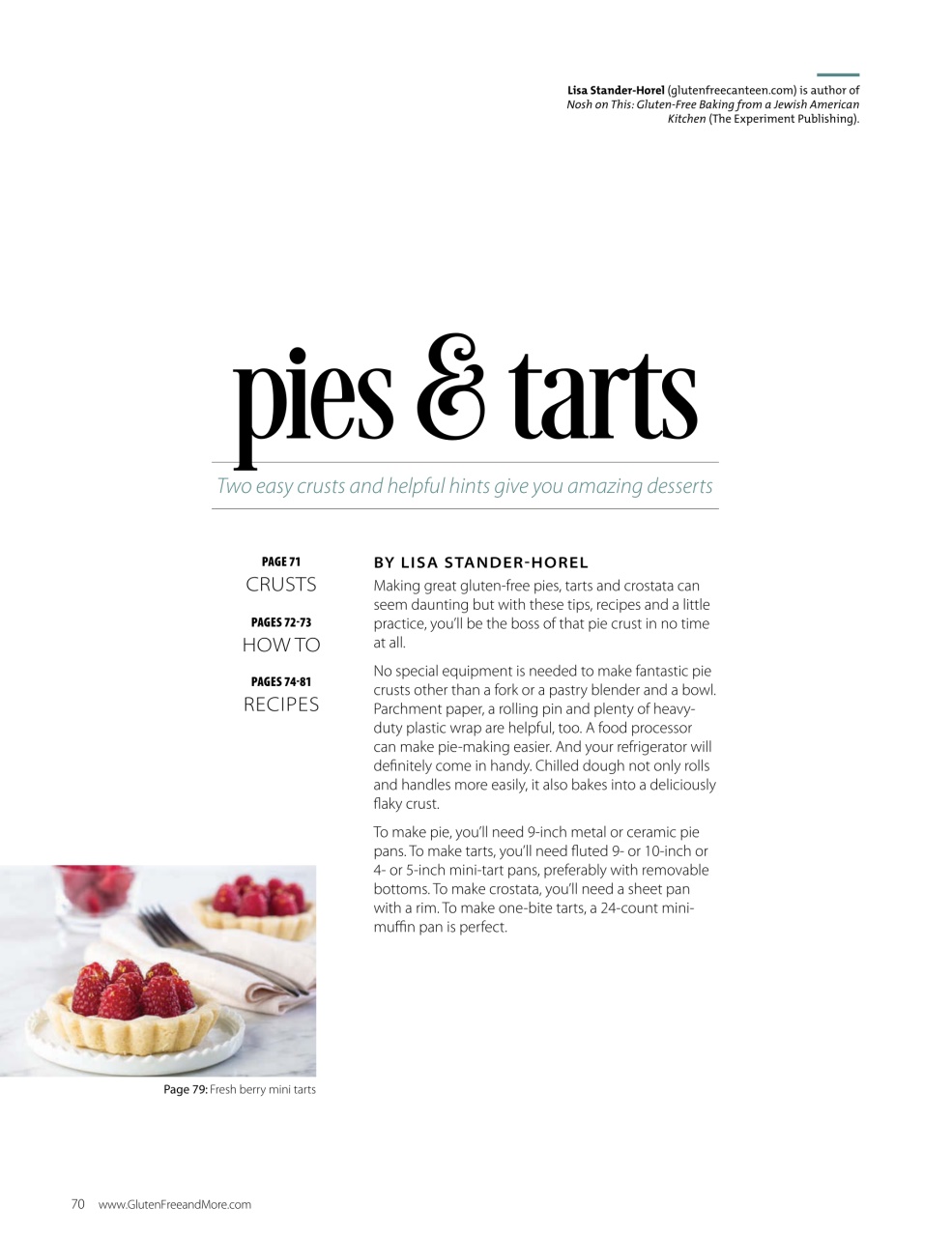 Gluten Free & More Preview Pages