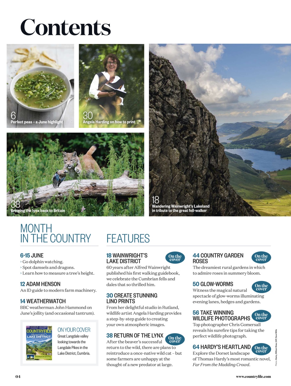 BBC Countryfile Magazine Preview Pages