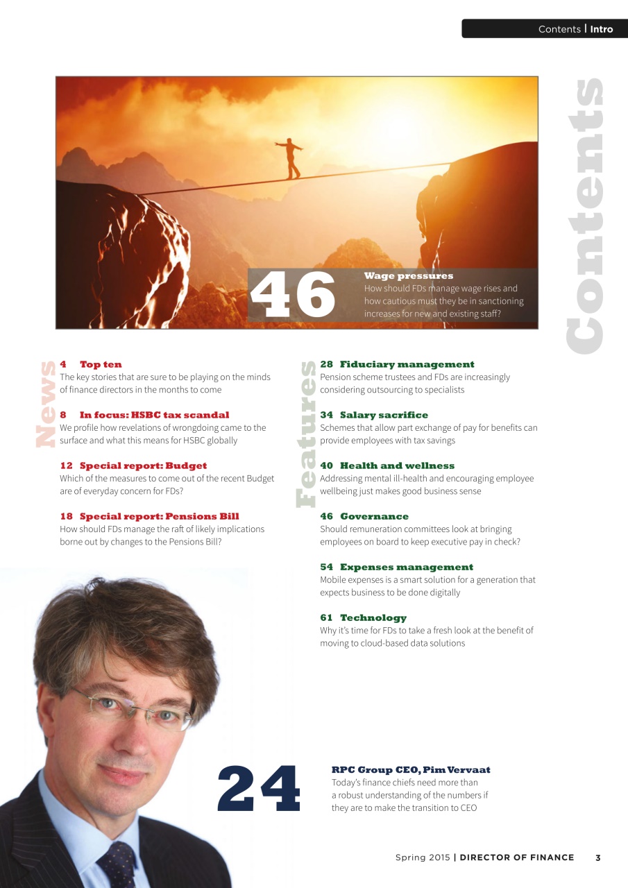 Director of Finance Preview Pages