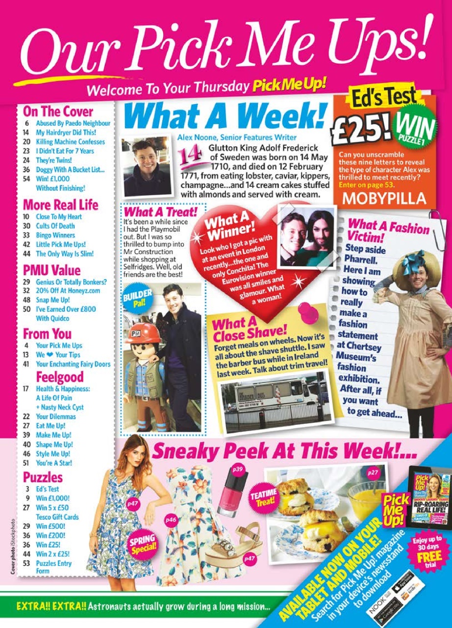 Pick Me Up Preview Pages