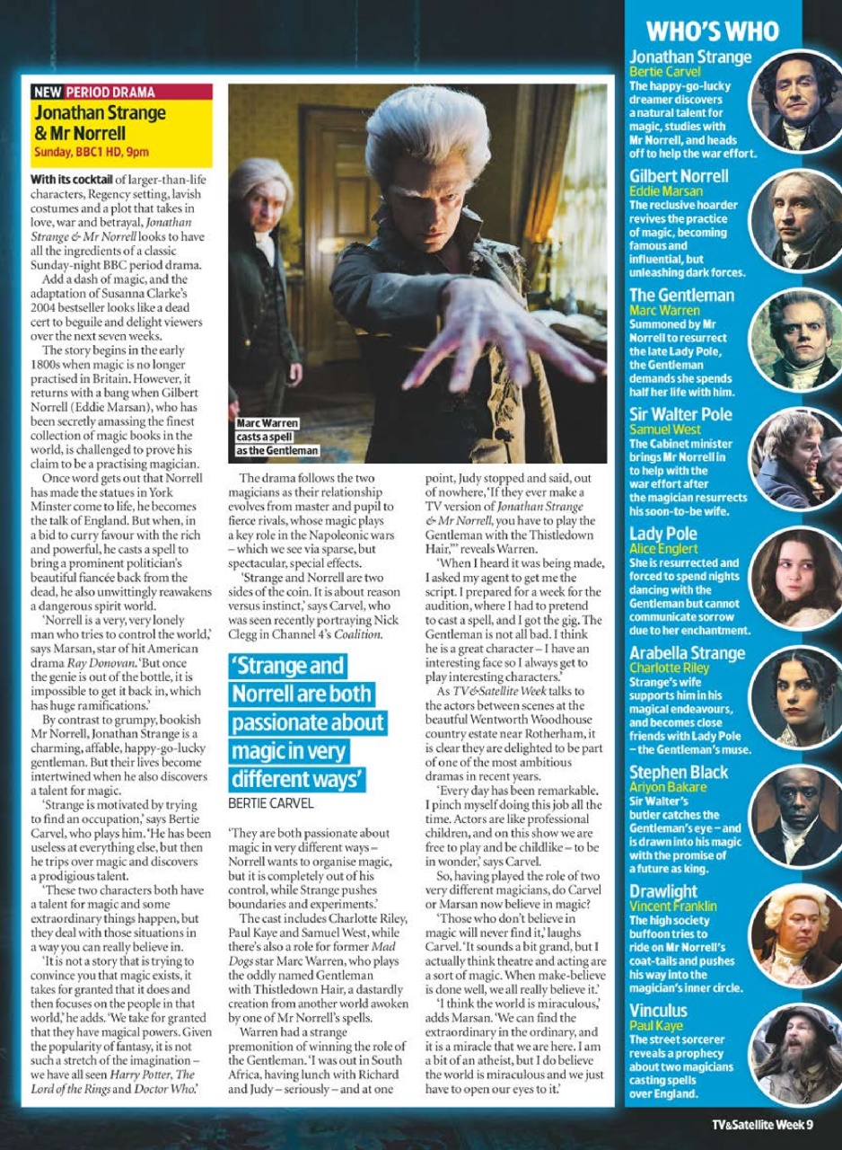 TV & Satellite Week Preview Pages