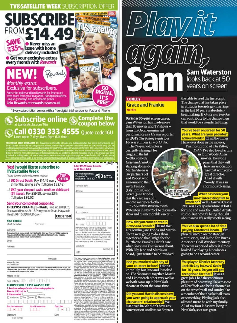 TV & Satellite Week Preview Pages