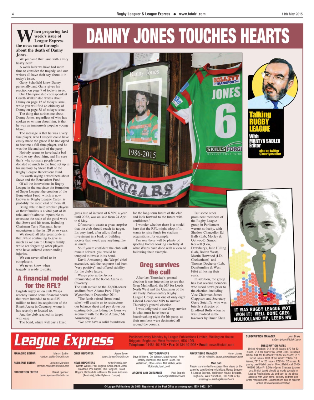 League Express Preview Pages