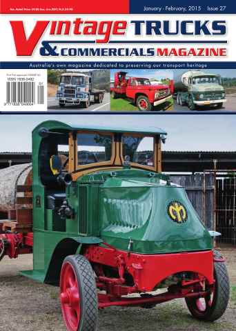 Vintage Trucks & Commercials issue January  February 2015