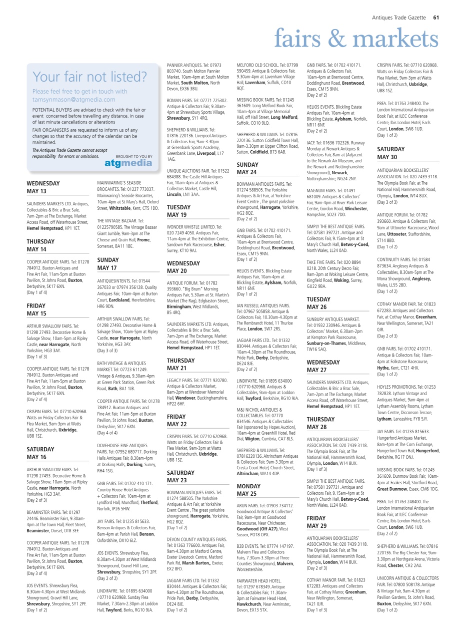 Antiques Trade Gazette Preview Pages