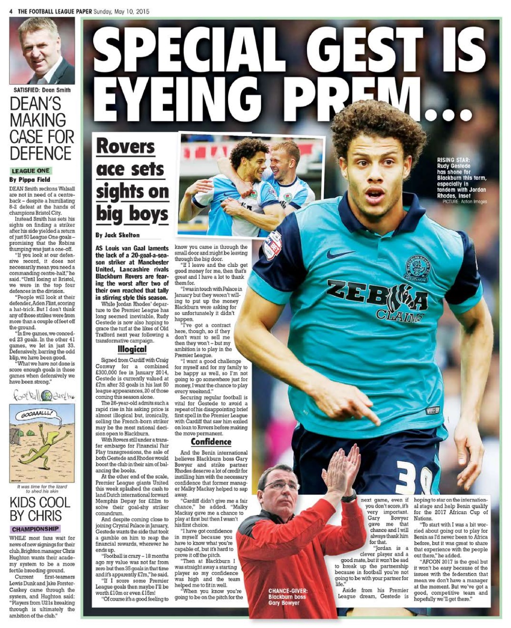 The Football League Paper Preview Pages
