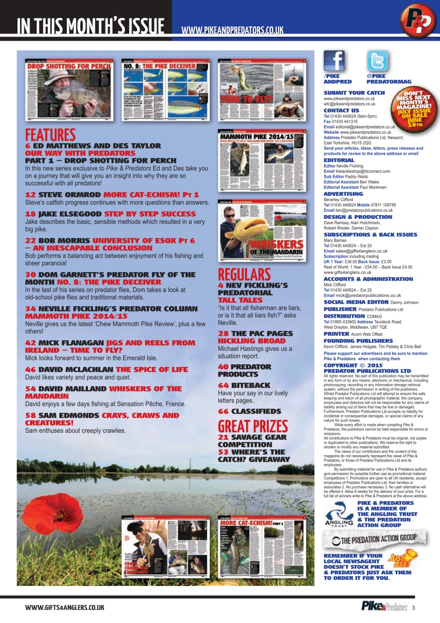 Pike & Predators Preview Pages