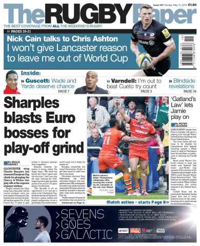 The Rugby Paper issue 10th May 2015