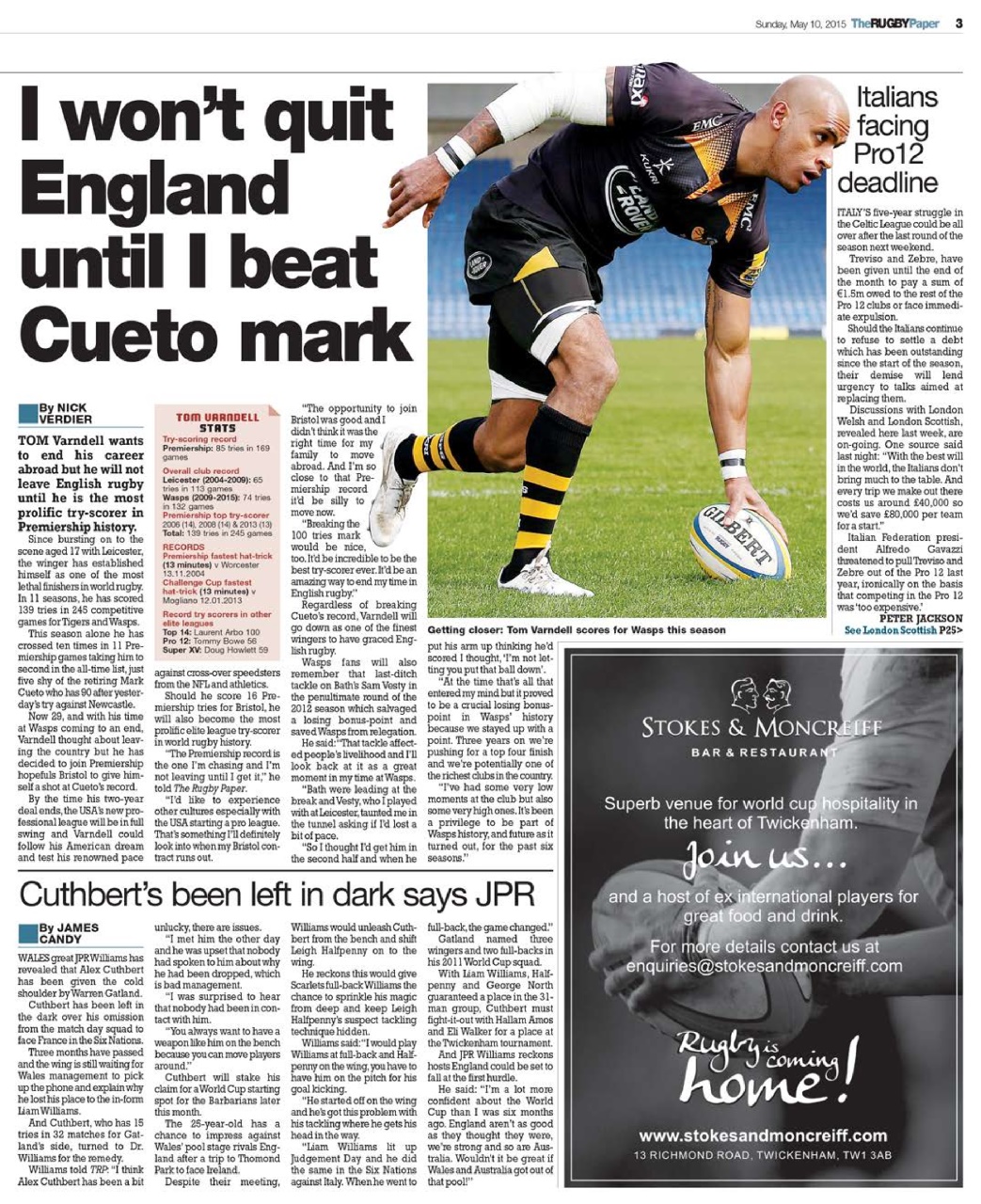 The Rugby Paper Preview Pages