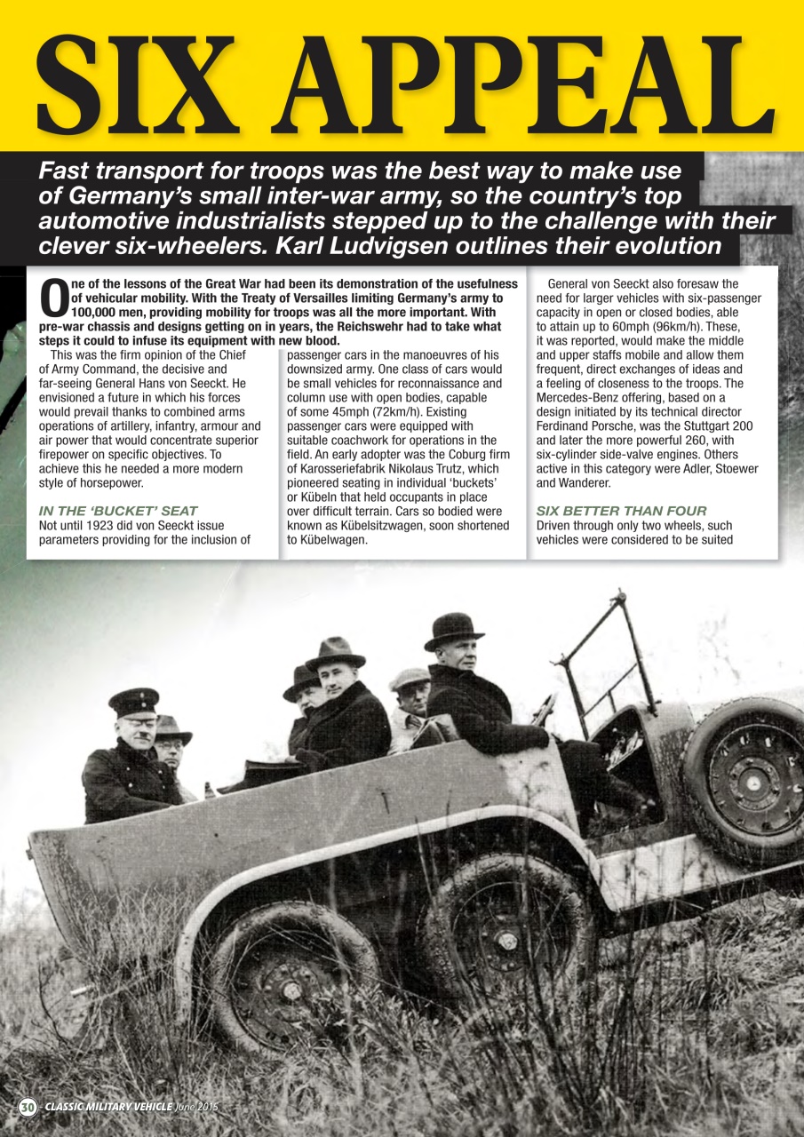 Classic Military Vehicle Preview Pages