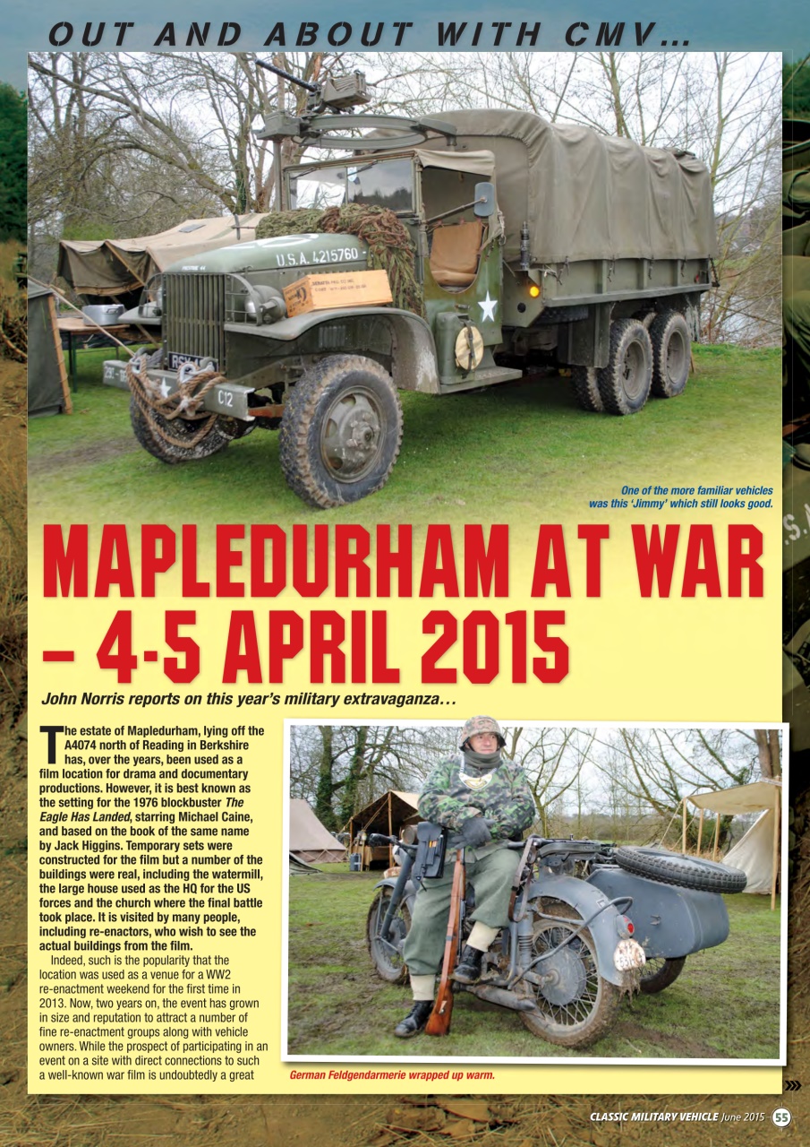 Classic Military Vehicle Preview Pages