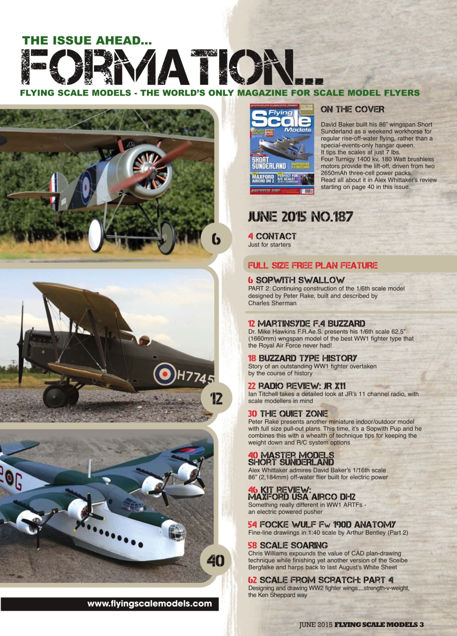 Flying Scale Models Preview Pages