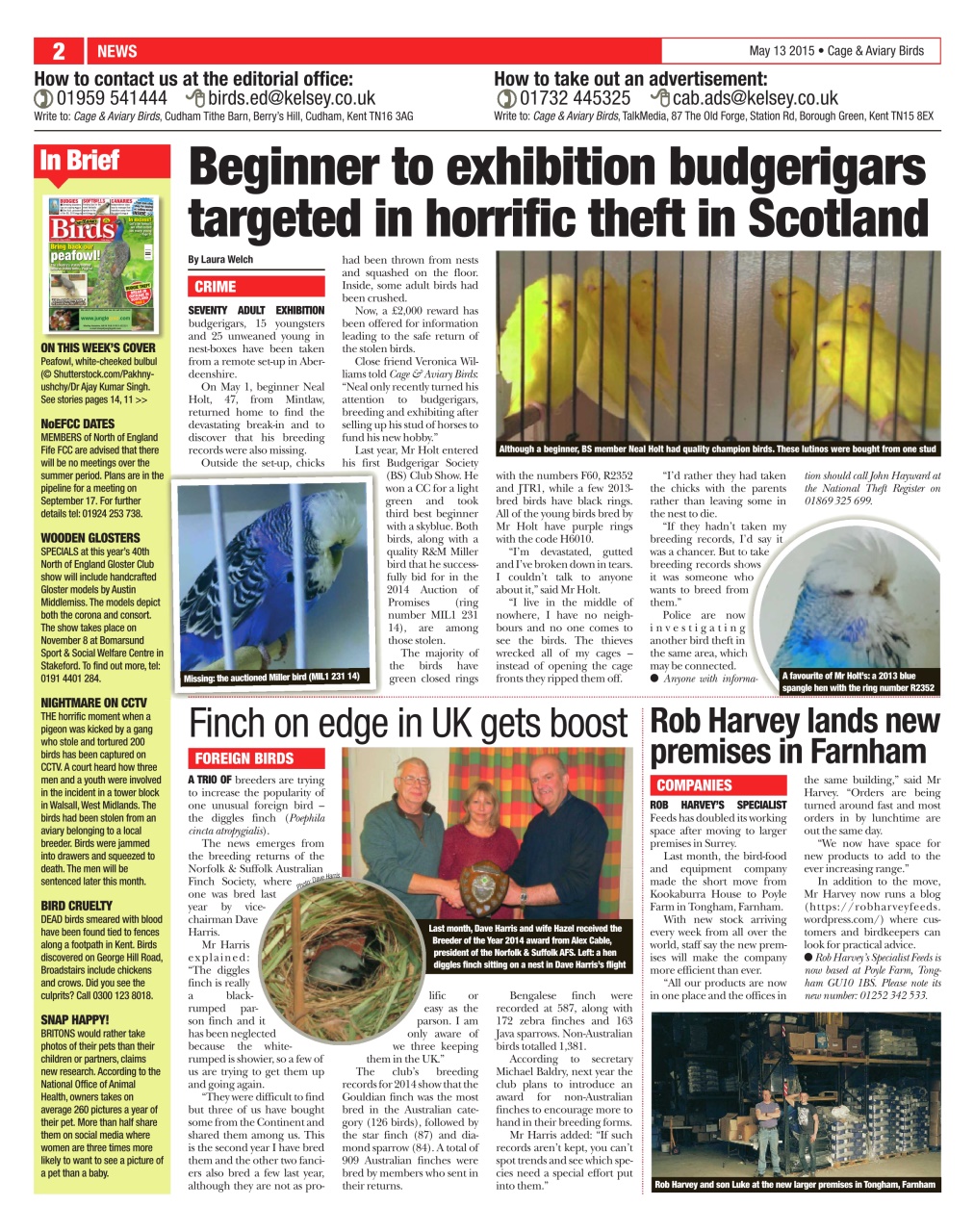 Cage & Aviary Birds Preview Pages