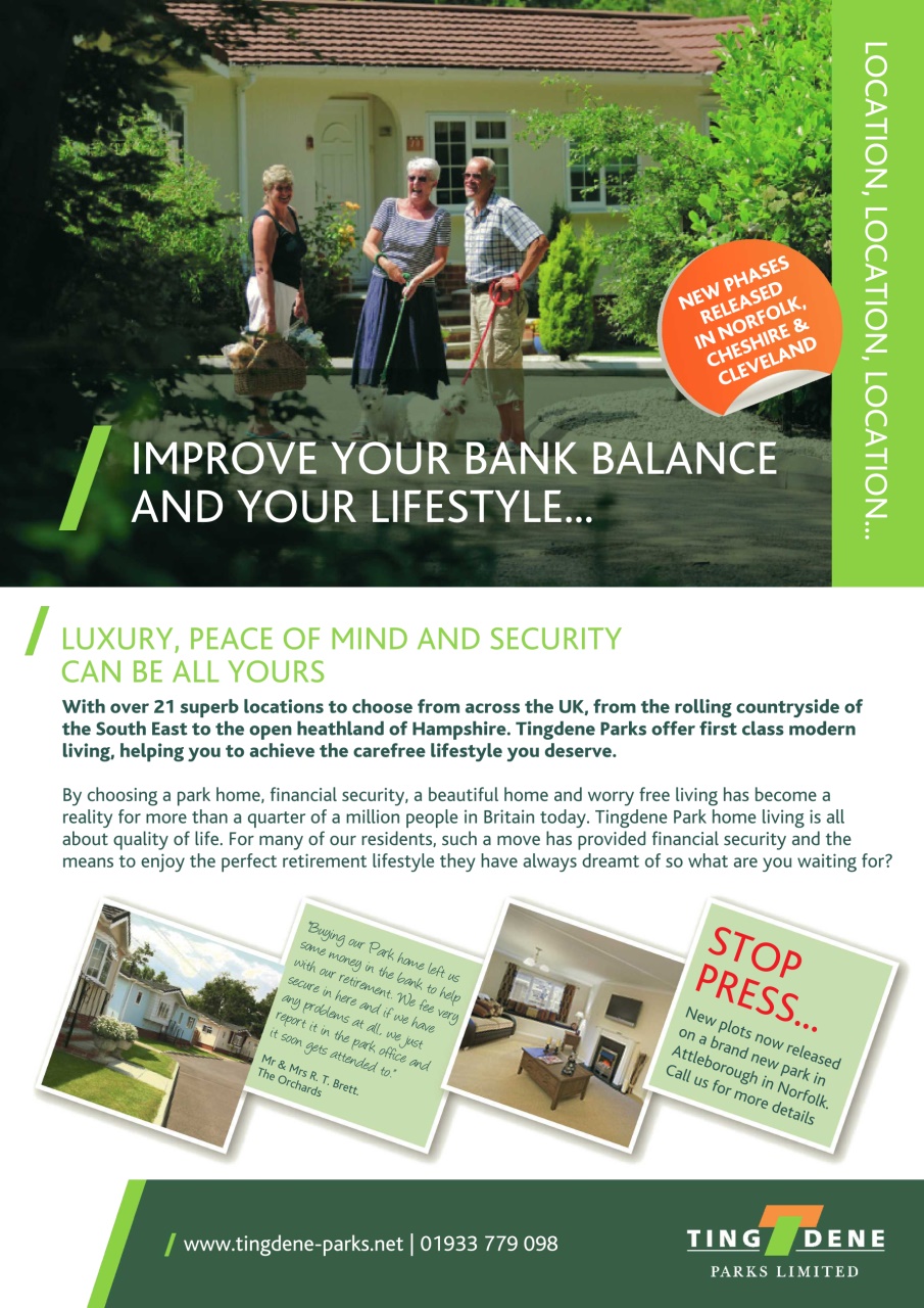 Park Home & Holiday Living Preview Pages