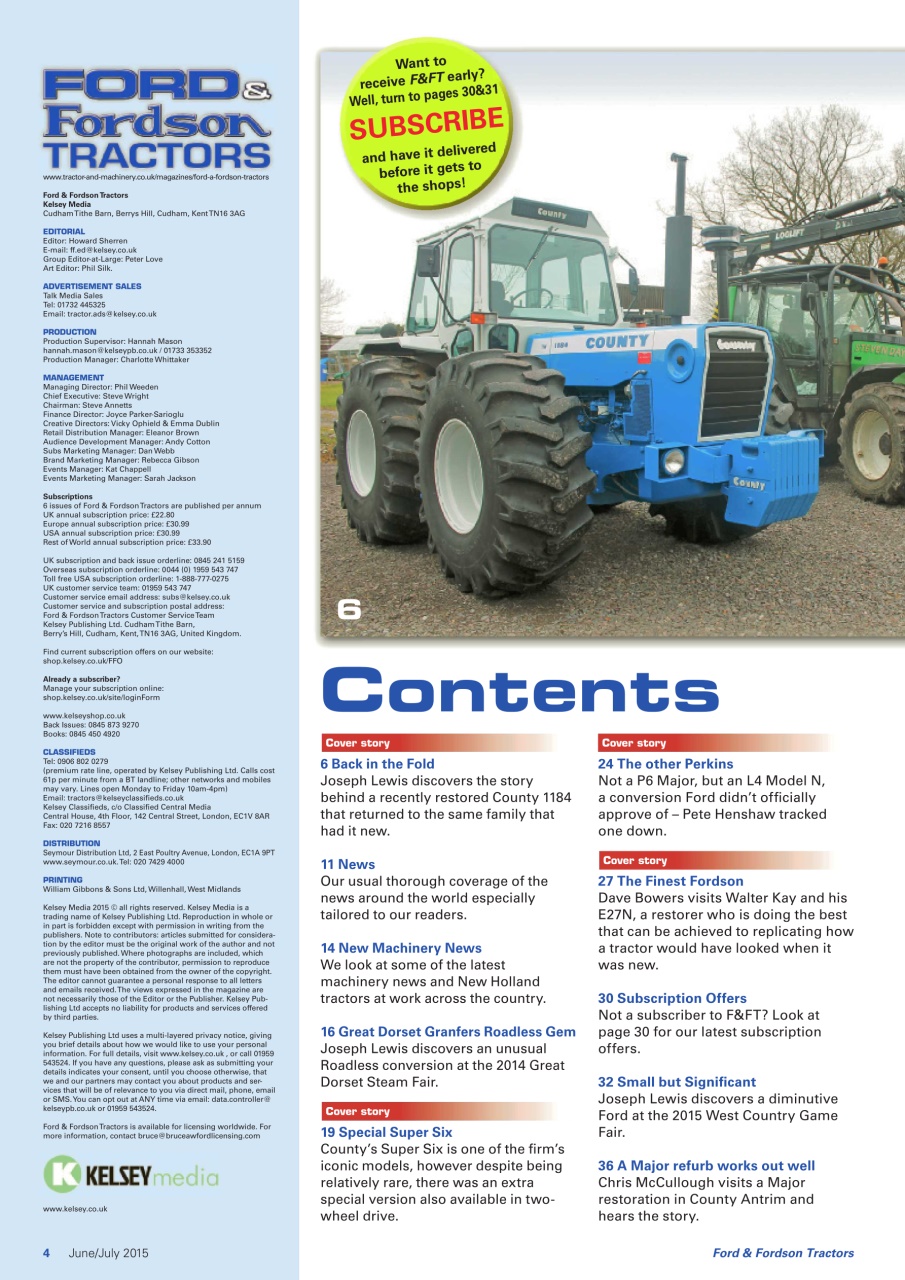 Ford & Fordson Preview Pages