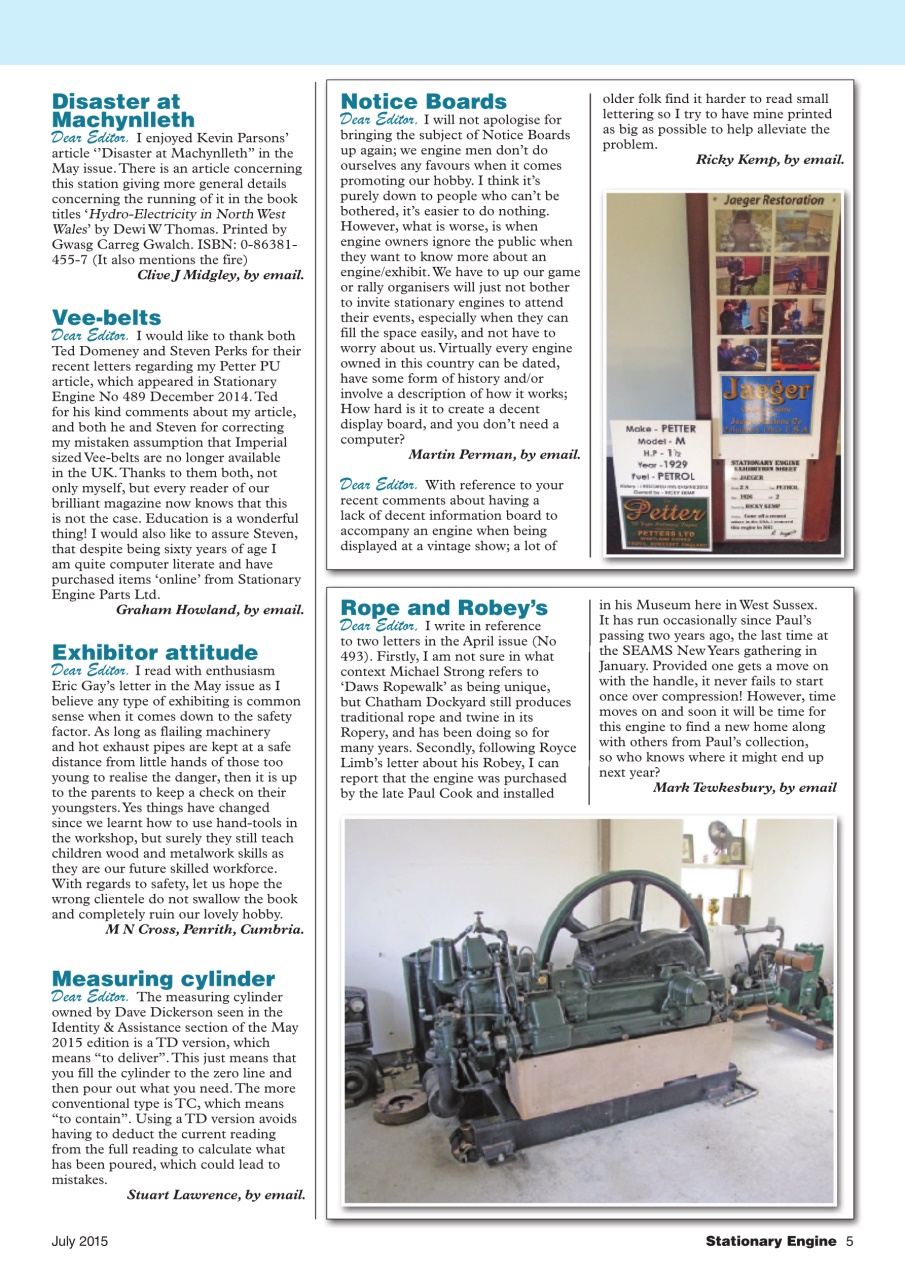 Stationary Engine Preview Pages