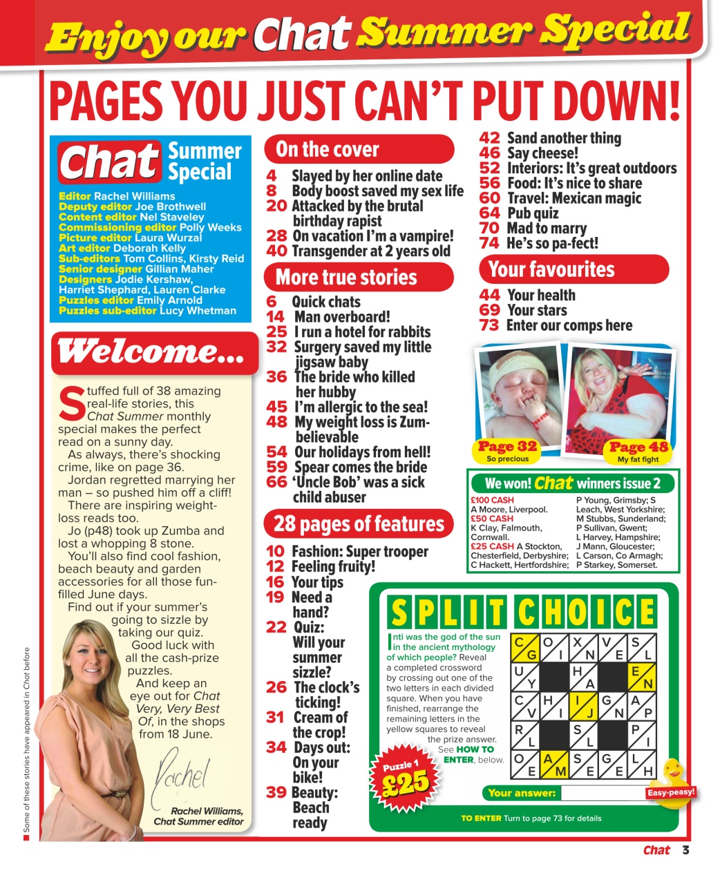 Chat Specials Preview Pages