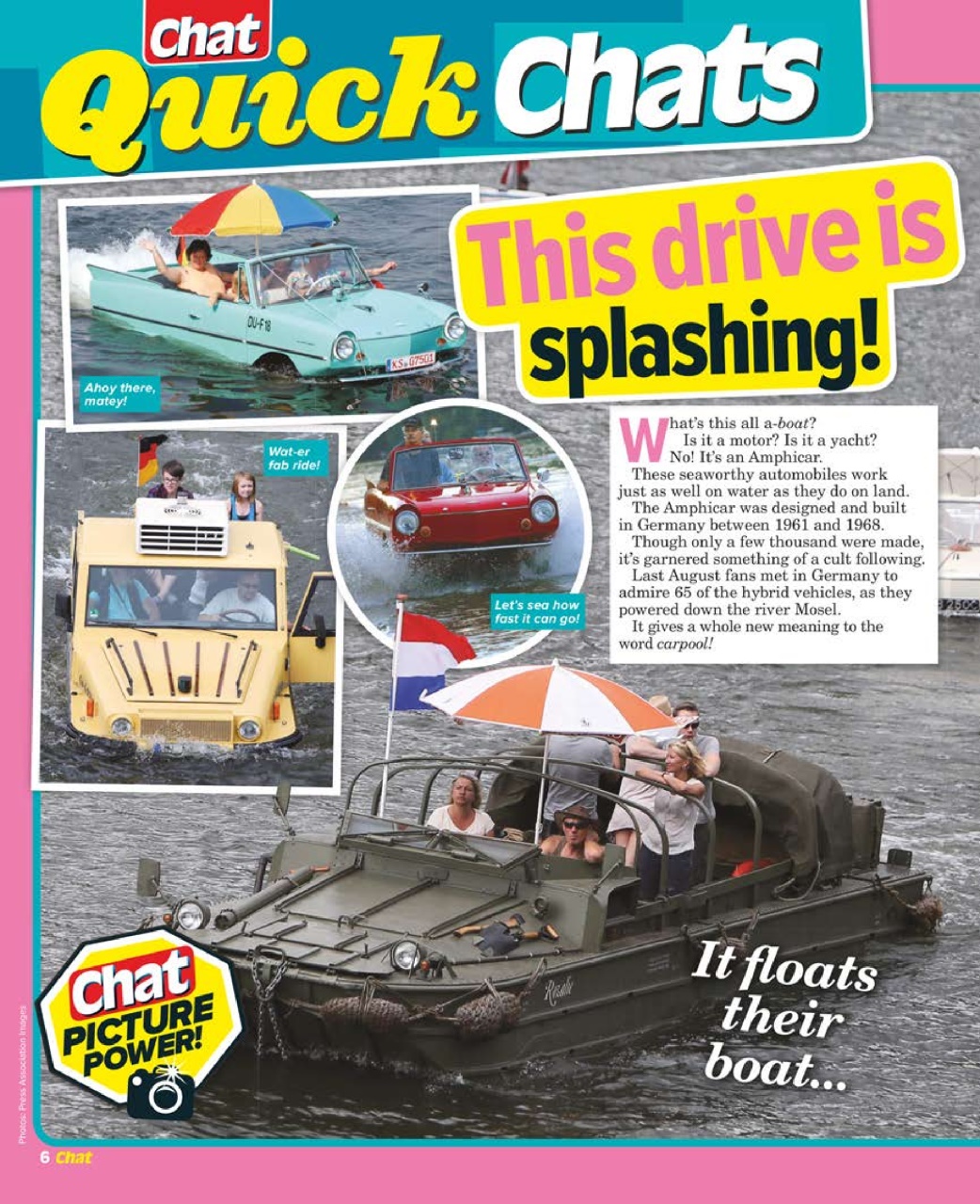 Chat Specials Preview Pages