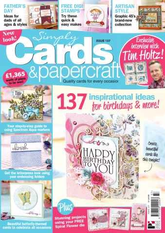 Simply Cards & Papercraft issue 137