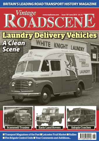 Vintage Roadscene issue No.187 Laundry Delivery Vehicles