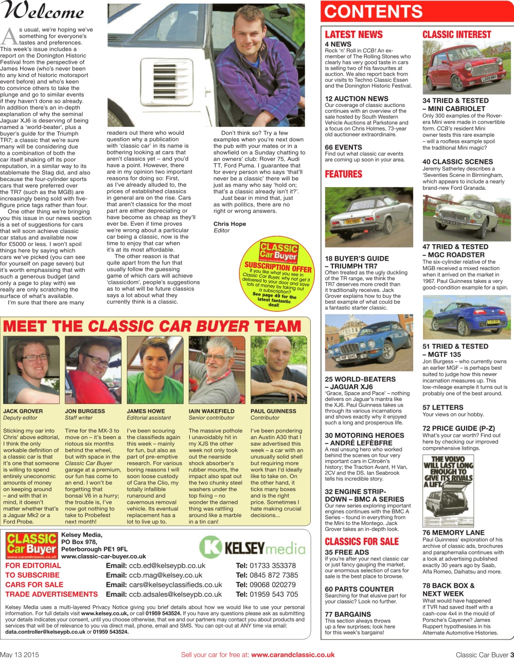 Classic Car Buyer Preview Pages