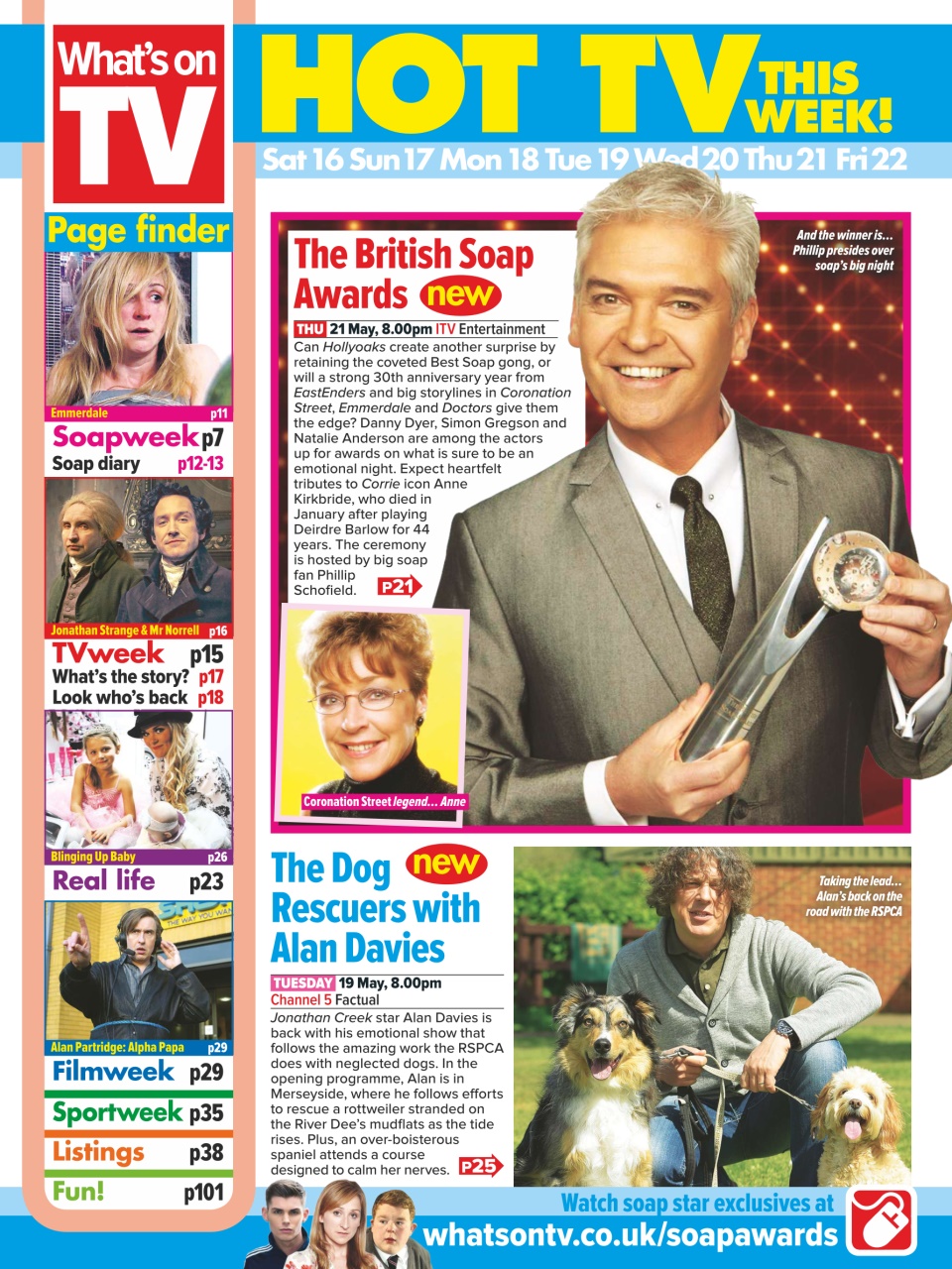 What's on TV Preview Pages