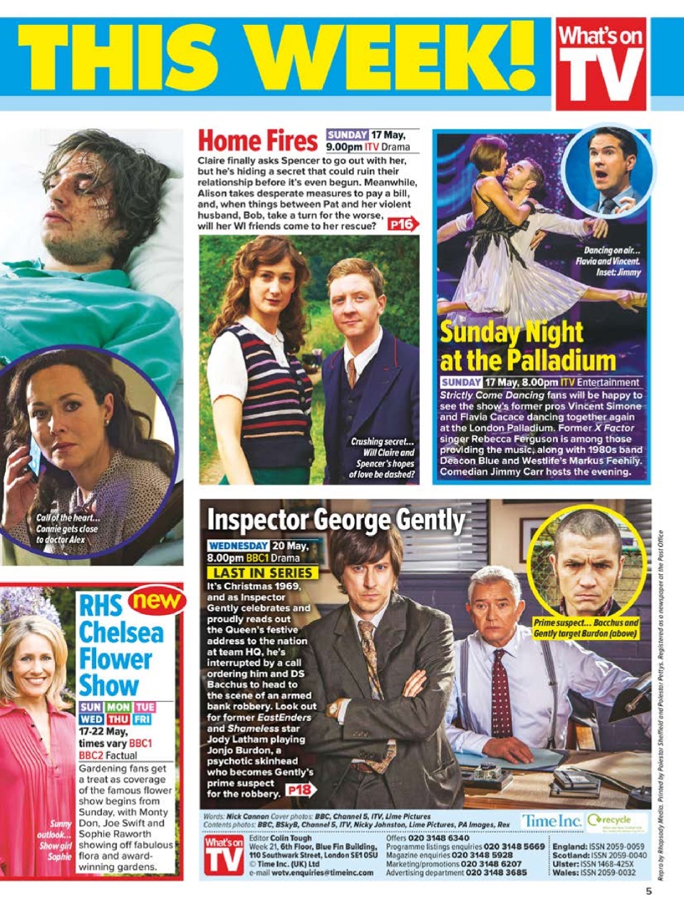 What's on TV Preview Pages