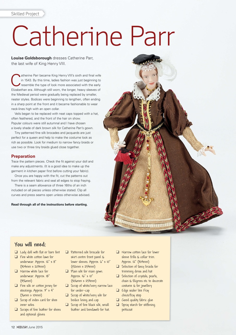 Dolls House and Miniature Scene Preview Pages
