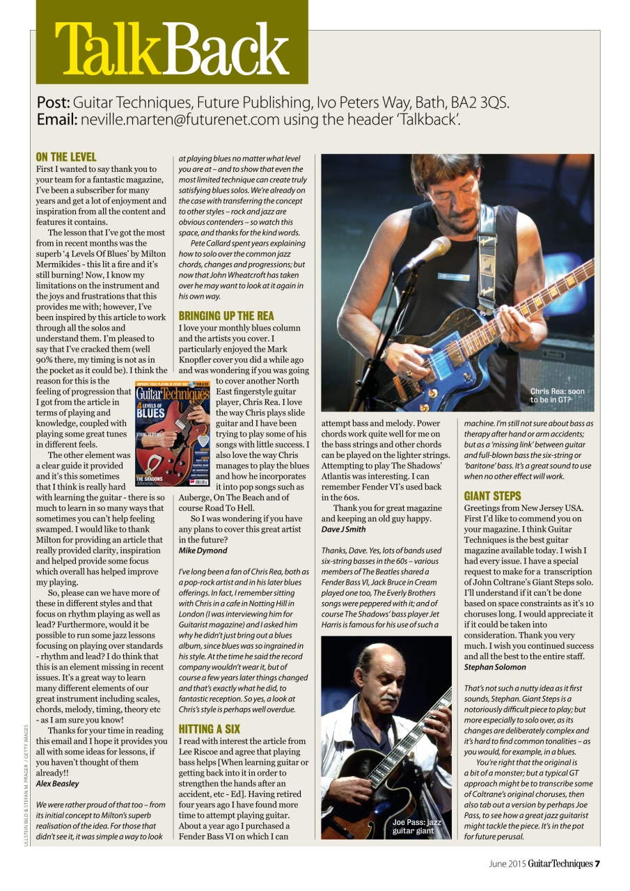 Guitar Techniques Preview Pages