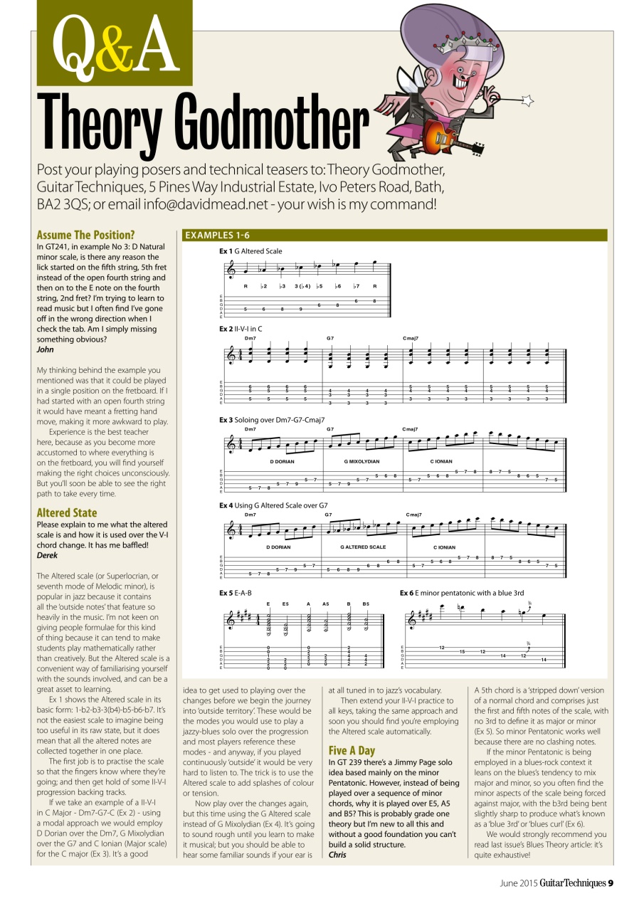 Guitar Techniques Preview Pages
