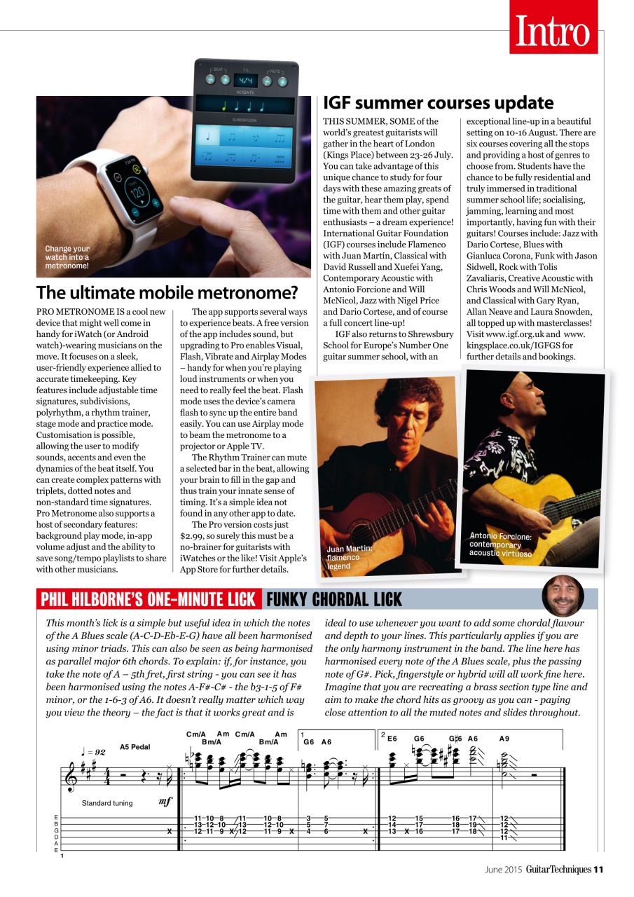 Guitar Techniques Preview Pages