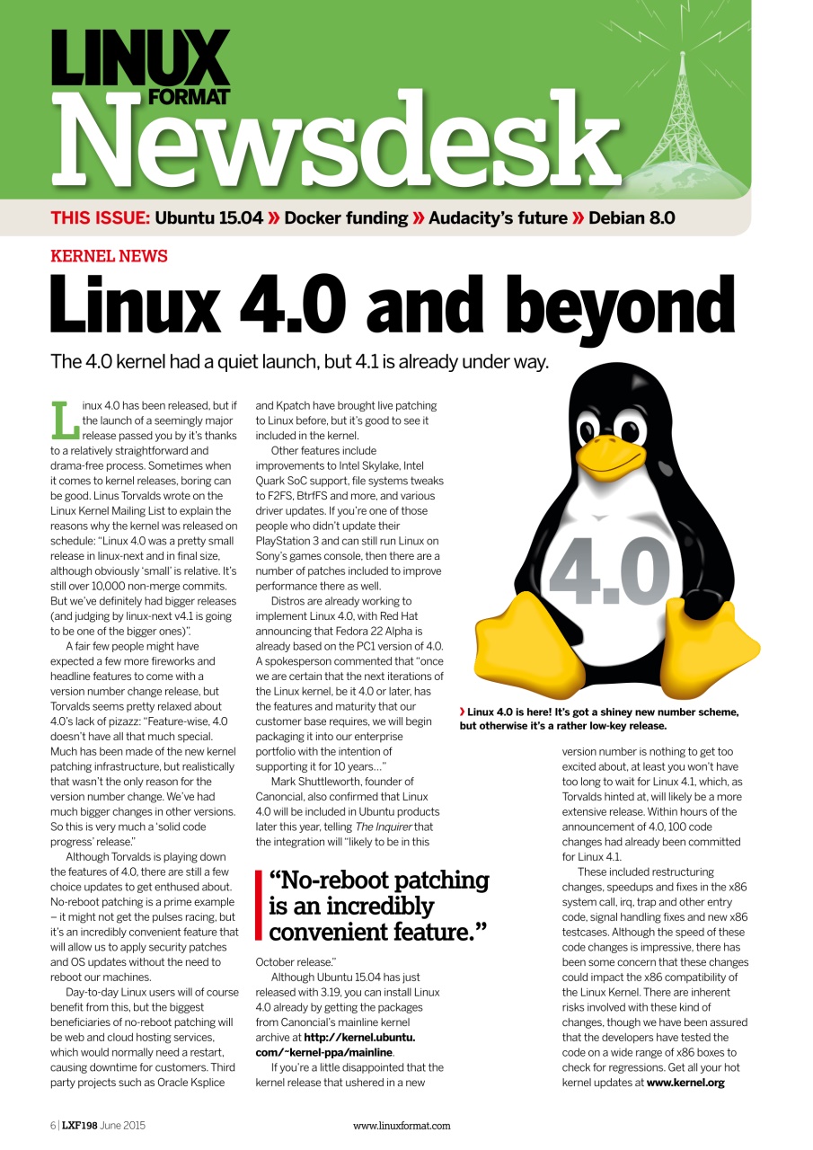 Linux Format Preview Pages