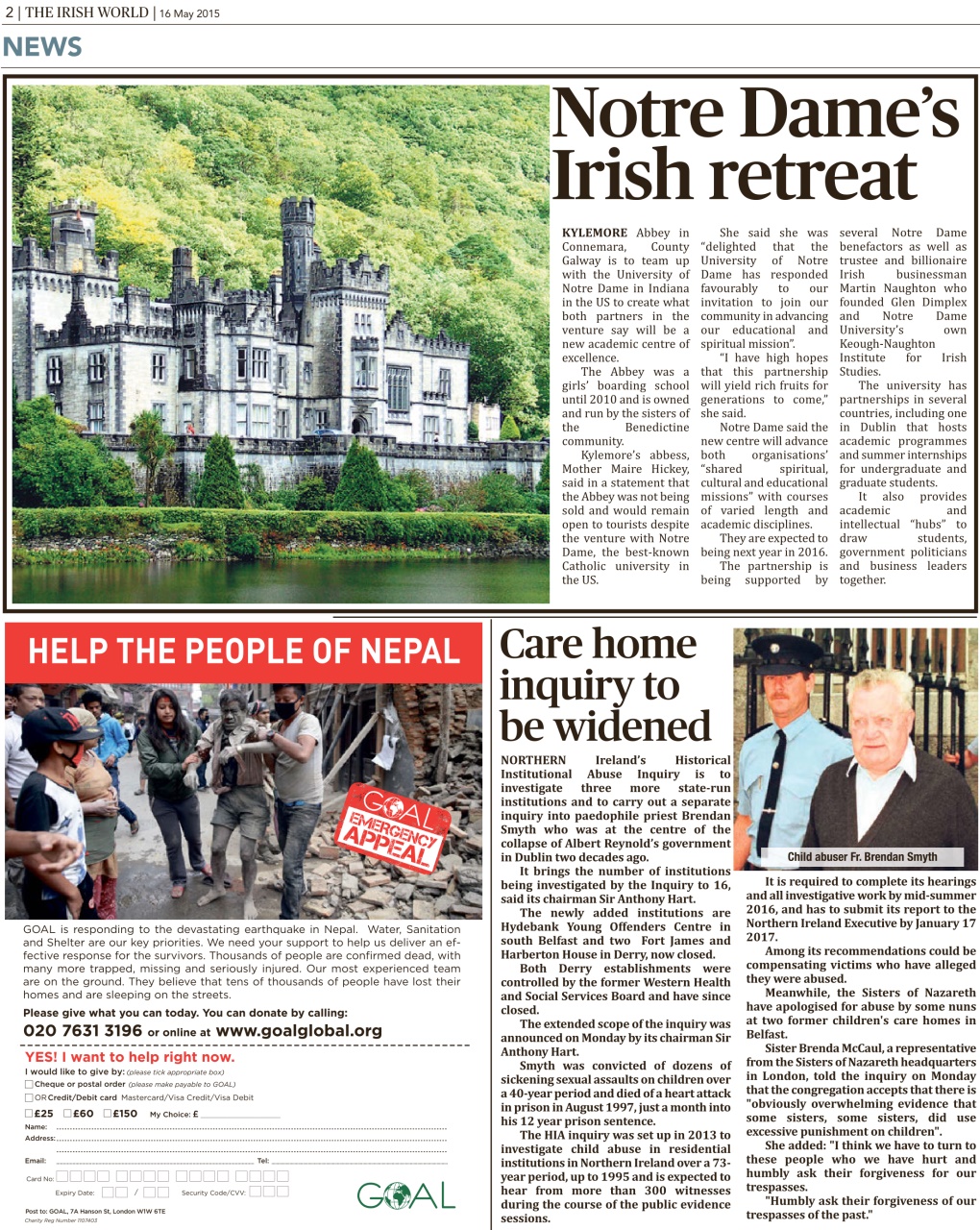 Irish World Preview Pages