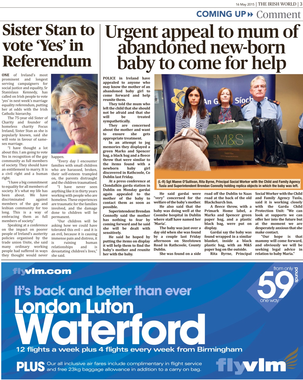 Irish World Preview Pages