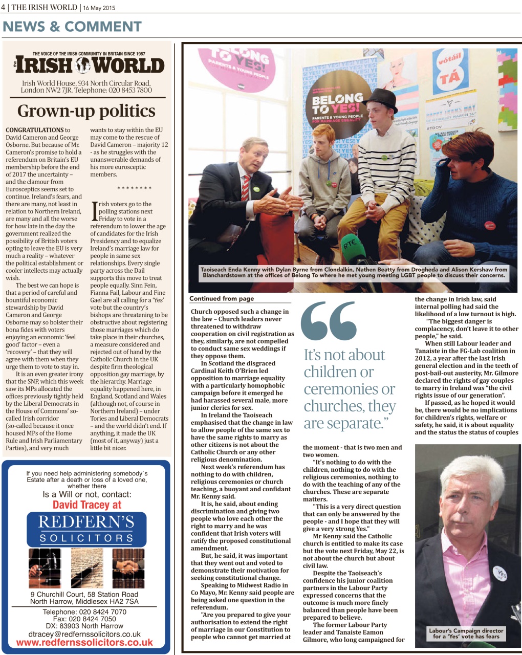 Irish World Preview Pages