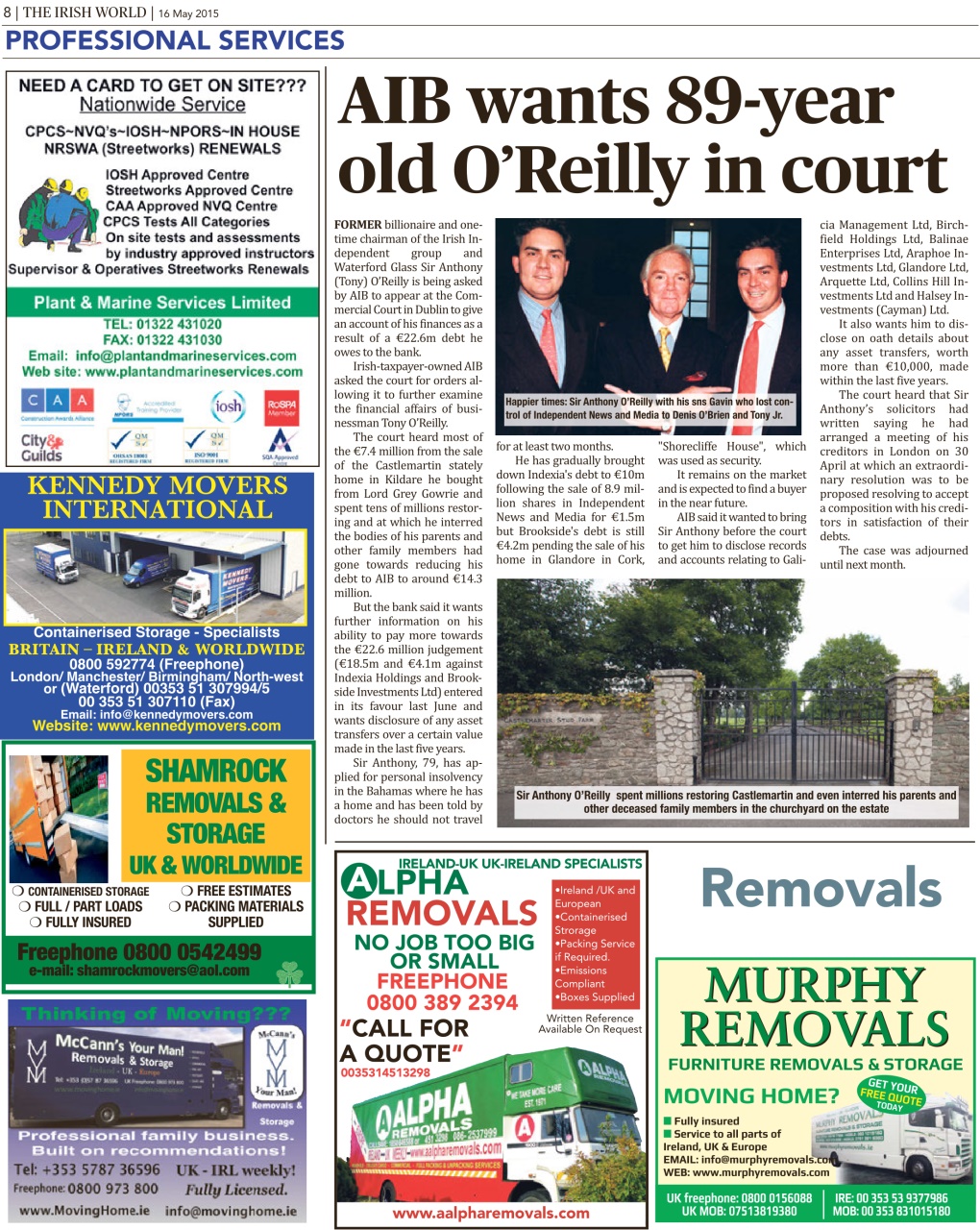 Irish World Preview Pages