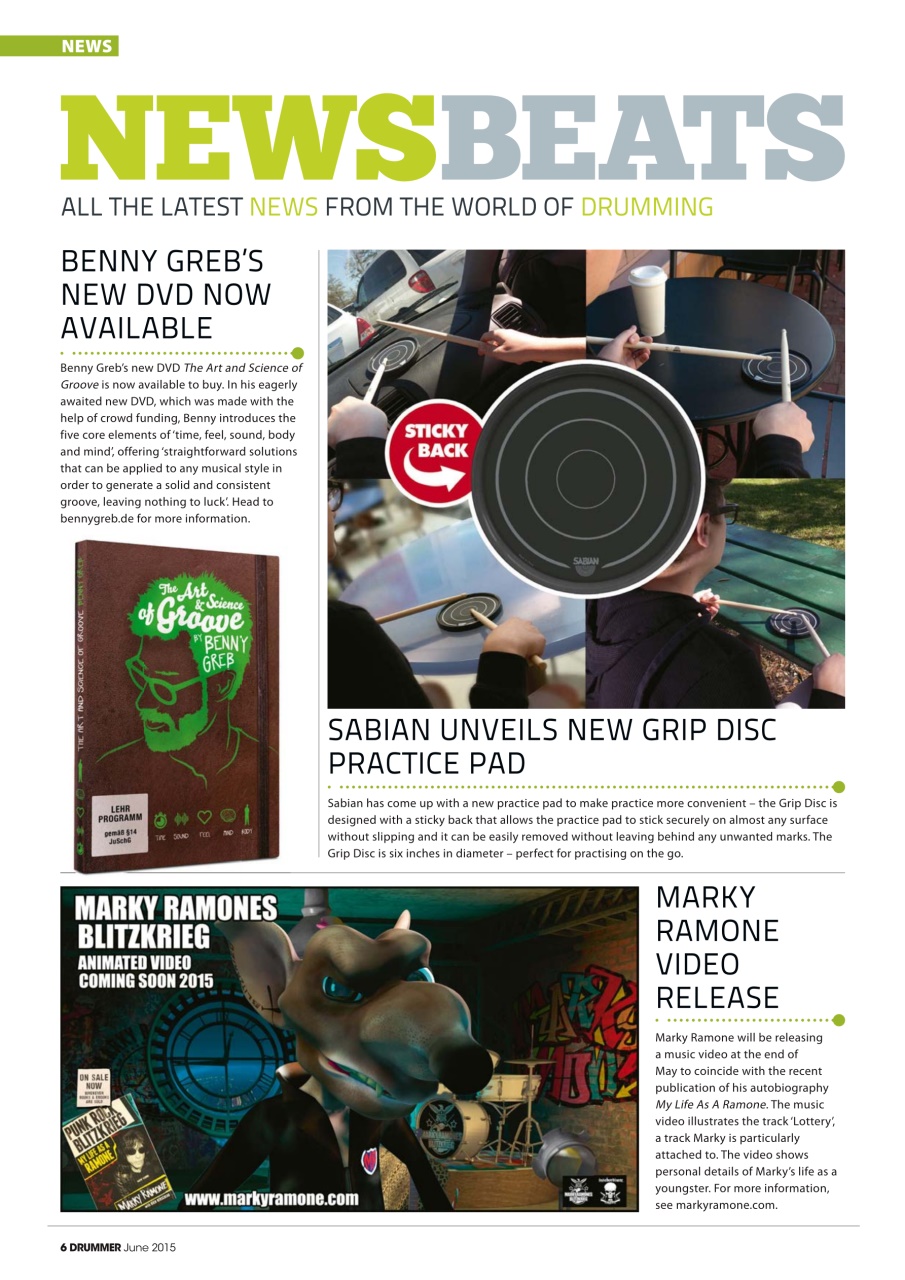 iDrum magazine: Never miss a beat Preview Pages