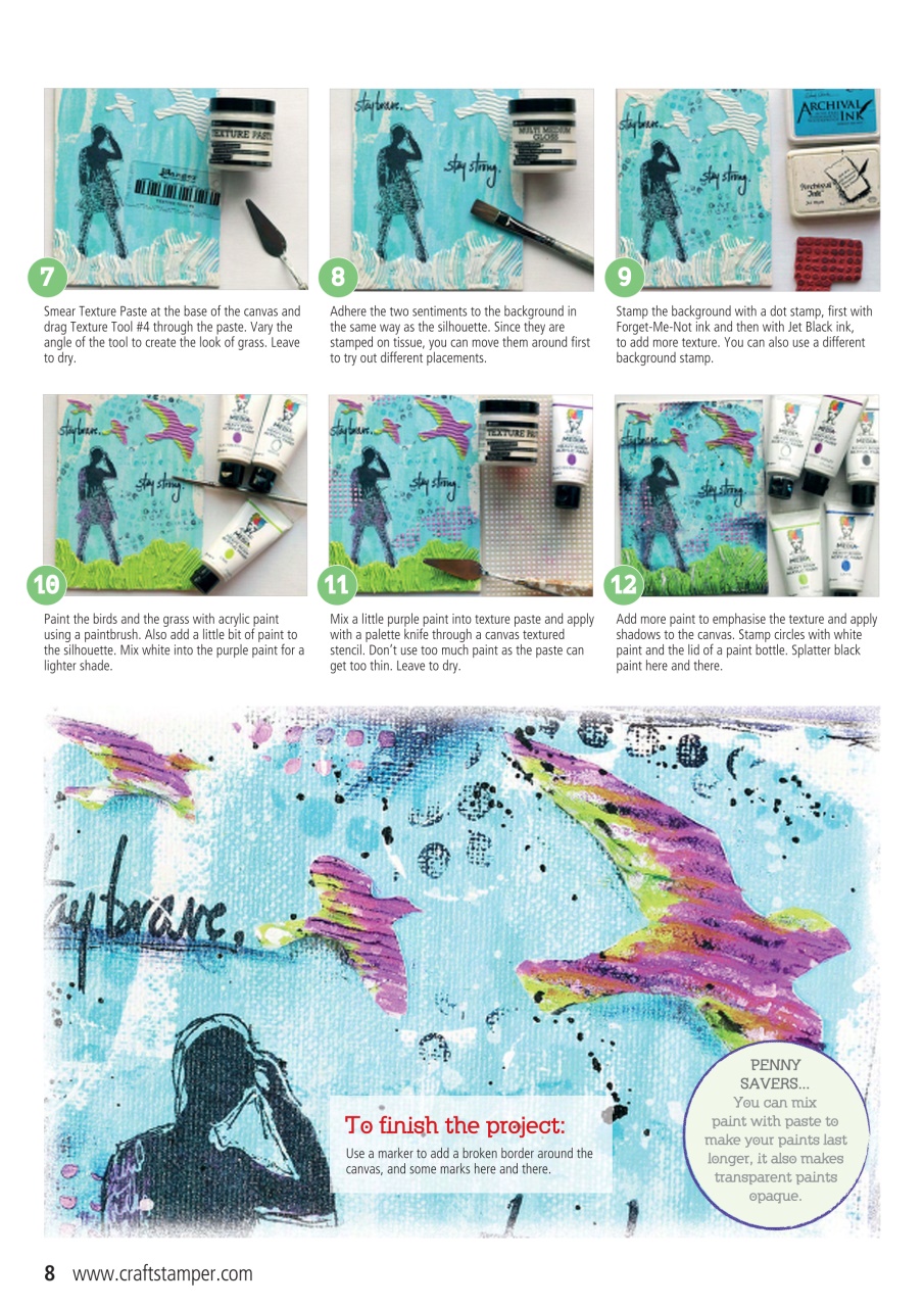 Craft Stamper Preview Pages